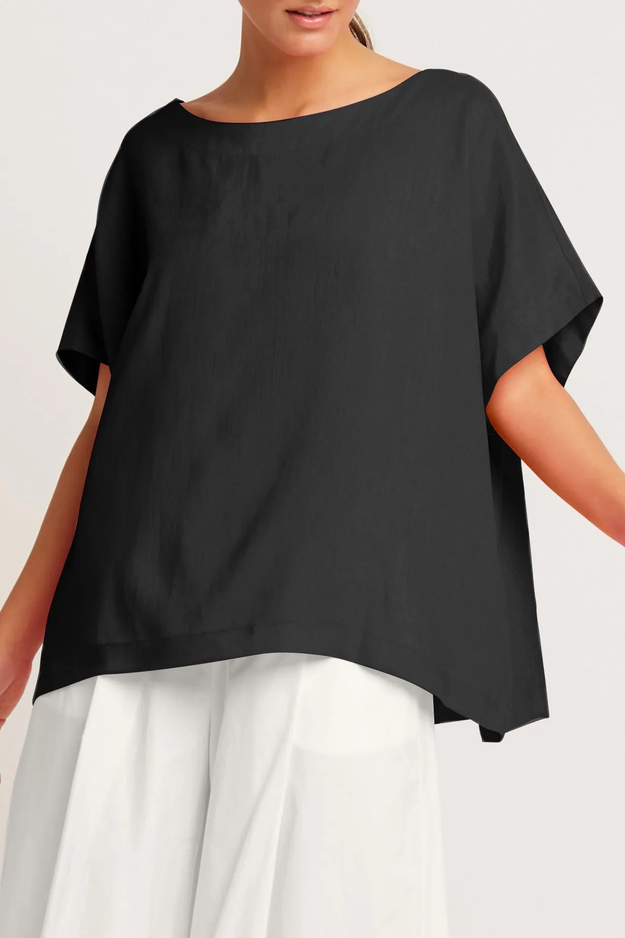 Handkerchief Linen Butterfly Tee