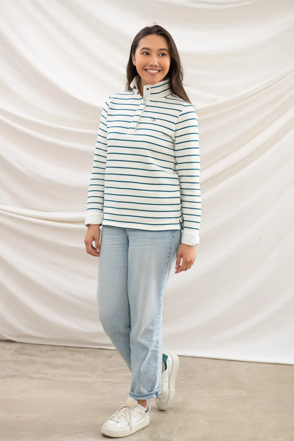 Haven Jersey - Teal Stripe