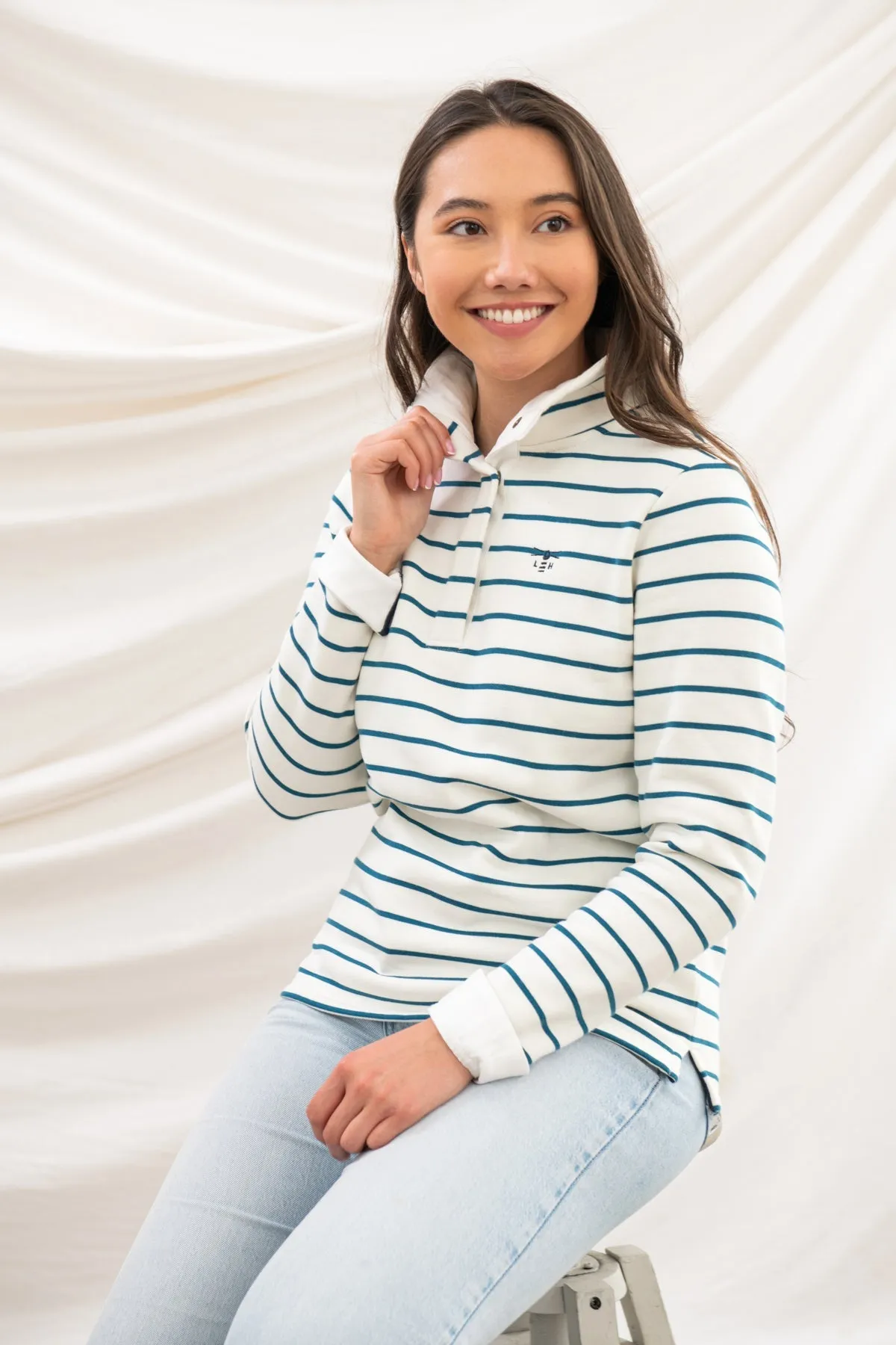 Haven Jersey - Teal Stripe
