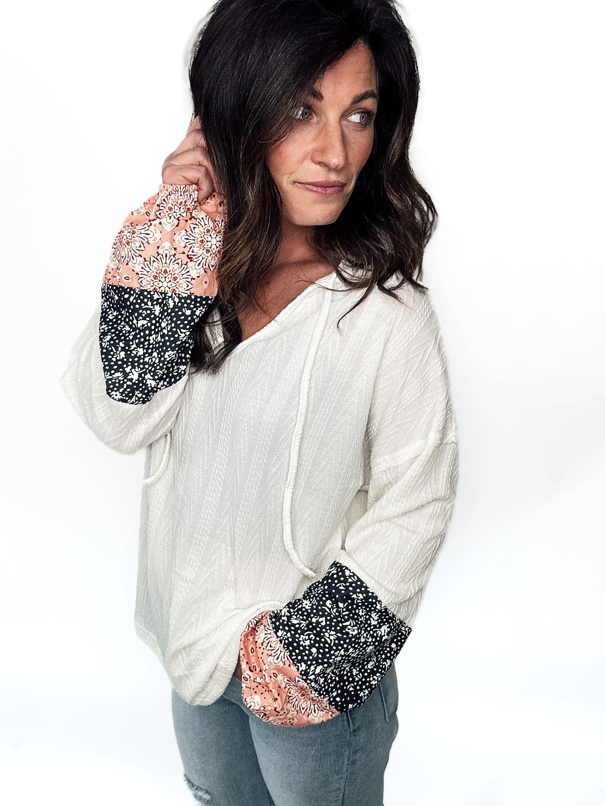 Heartstopper Floral Sleeve Blouse - PREORDER