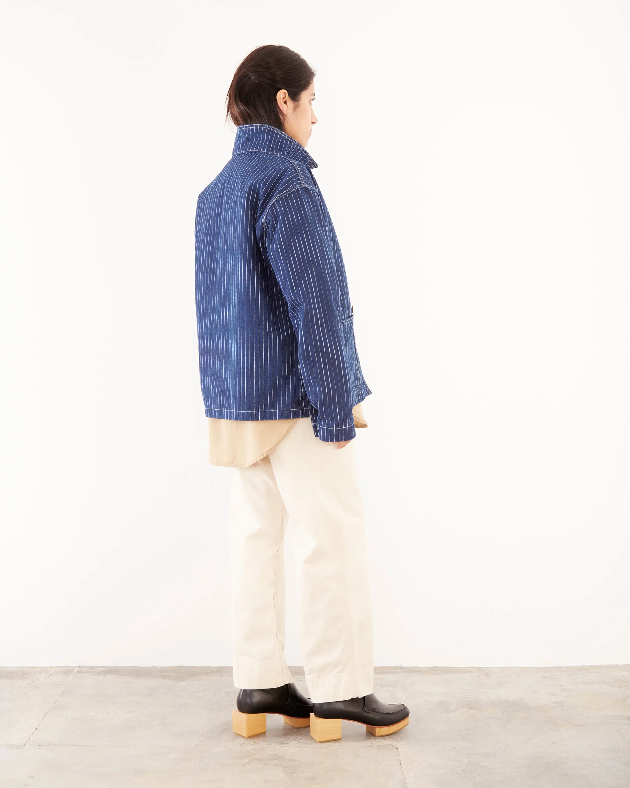 Henri Jacket in Indigo Wabash