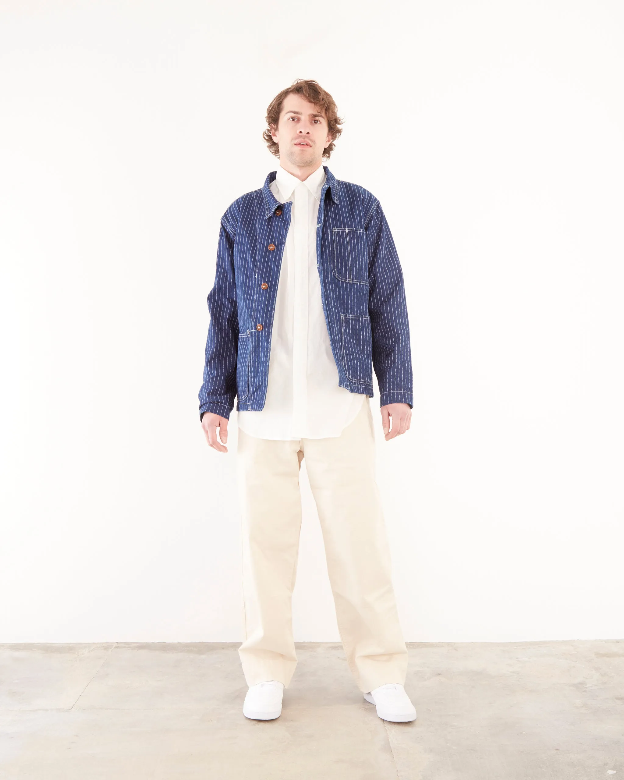 Henri Jacket in Indigo Wabash