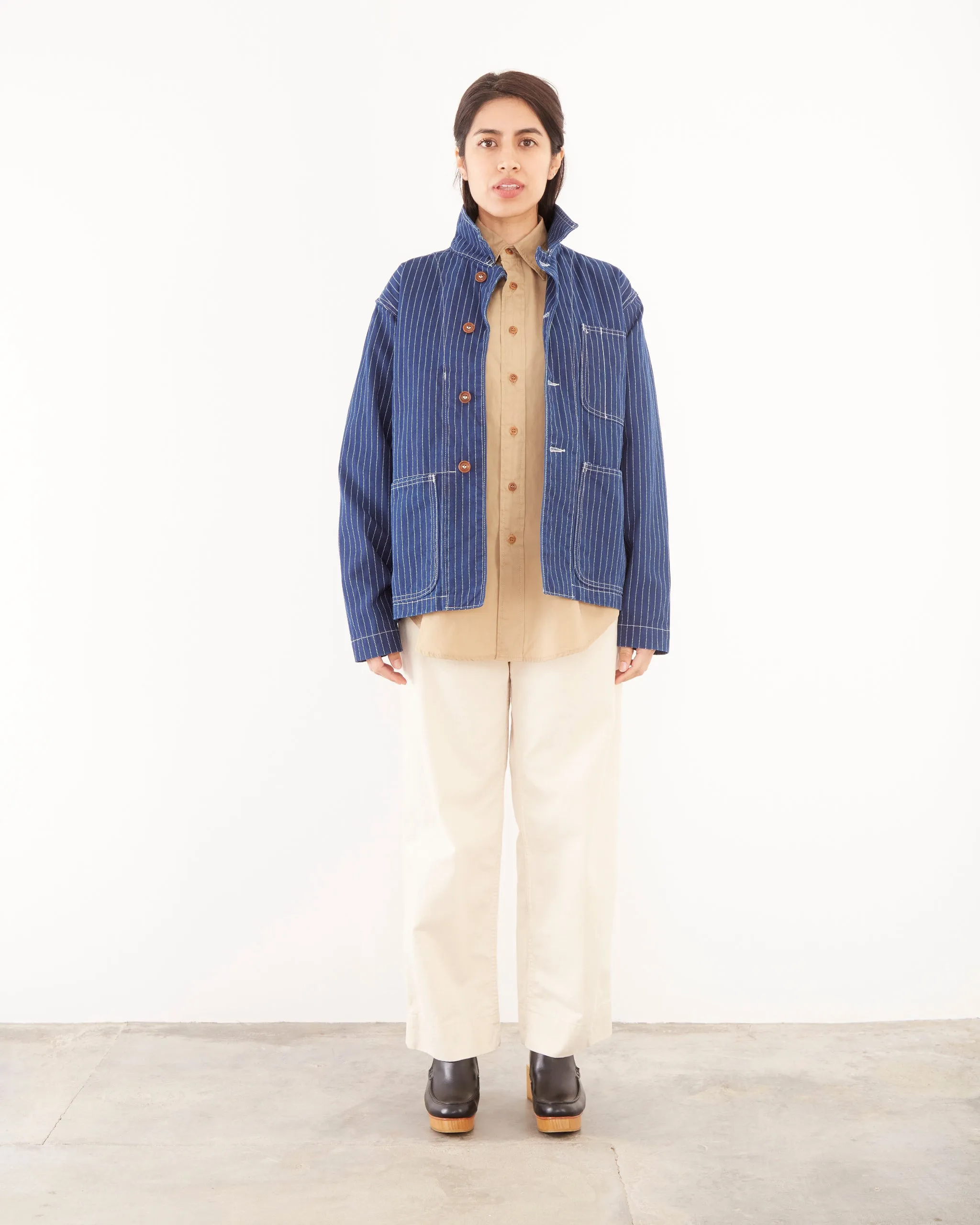 Henri Jacket in Indigo Wabash