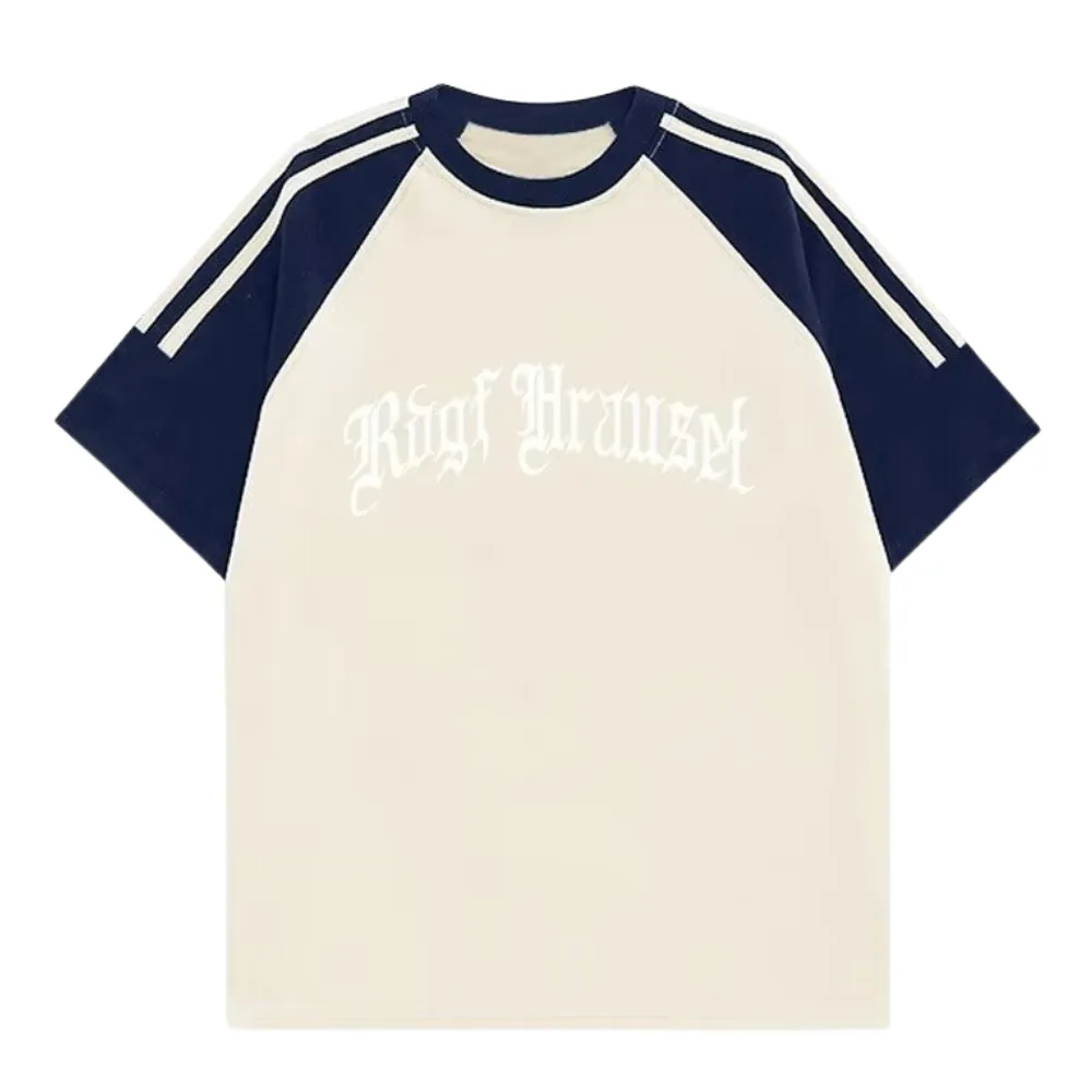High Street Patchwork Contrasting T-shirt
