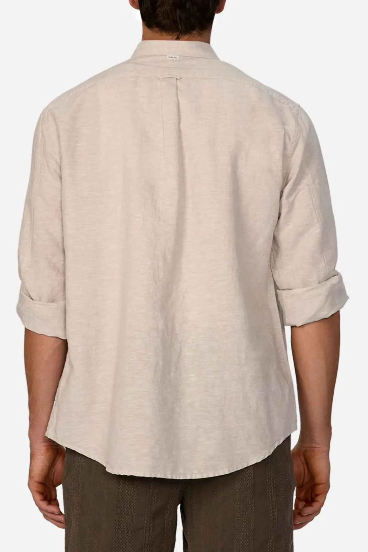 Industrie The Tennyson Linen Blend Shirt
