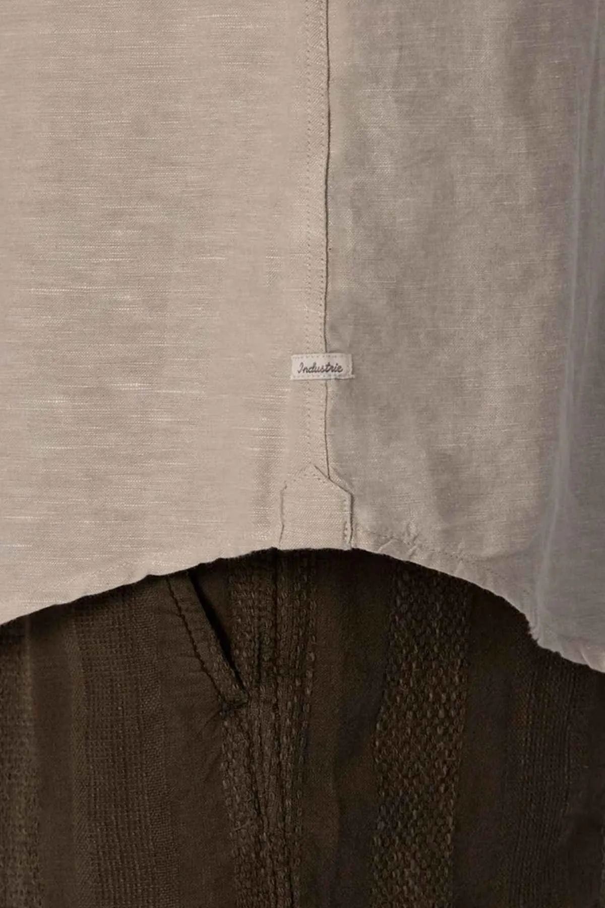 Industrie The Tennyson Linen Blend Shirt