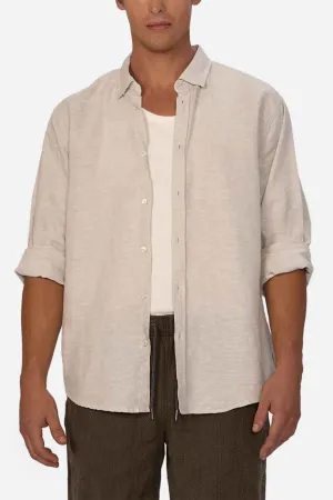 Industrie The Tennyson Linen Blend Shirt
