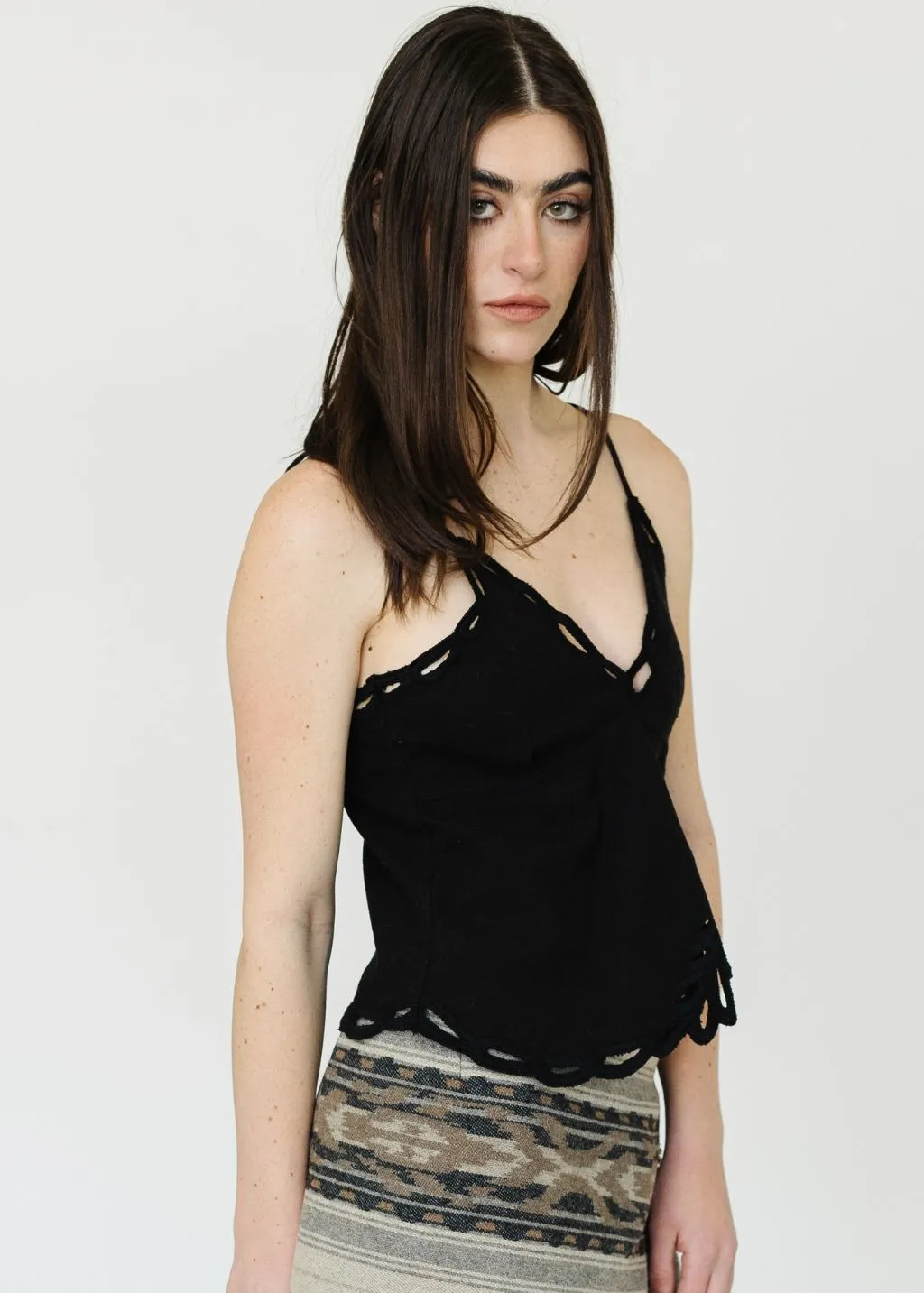 Isabel Marant Étoile Tomeki Top in Faded Black