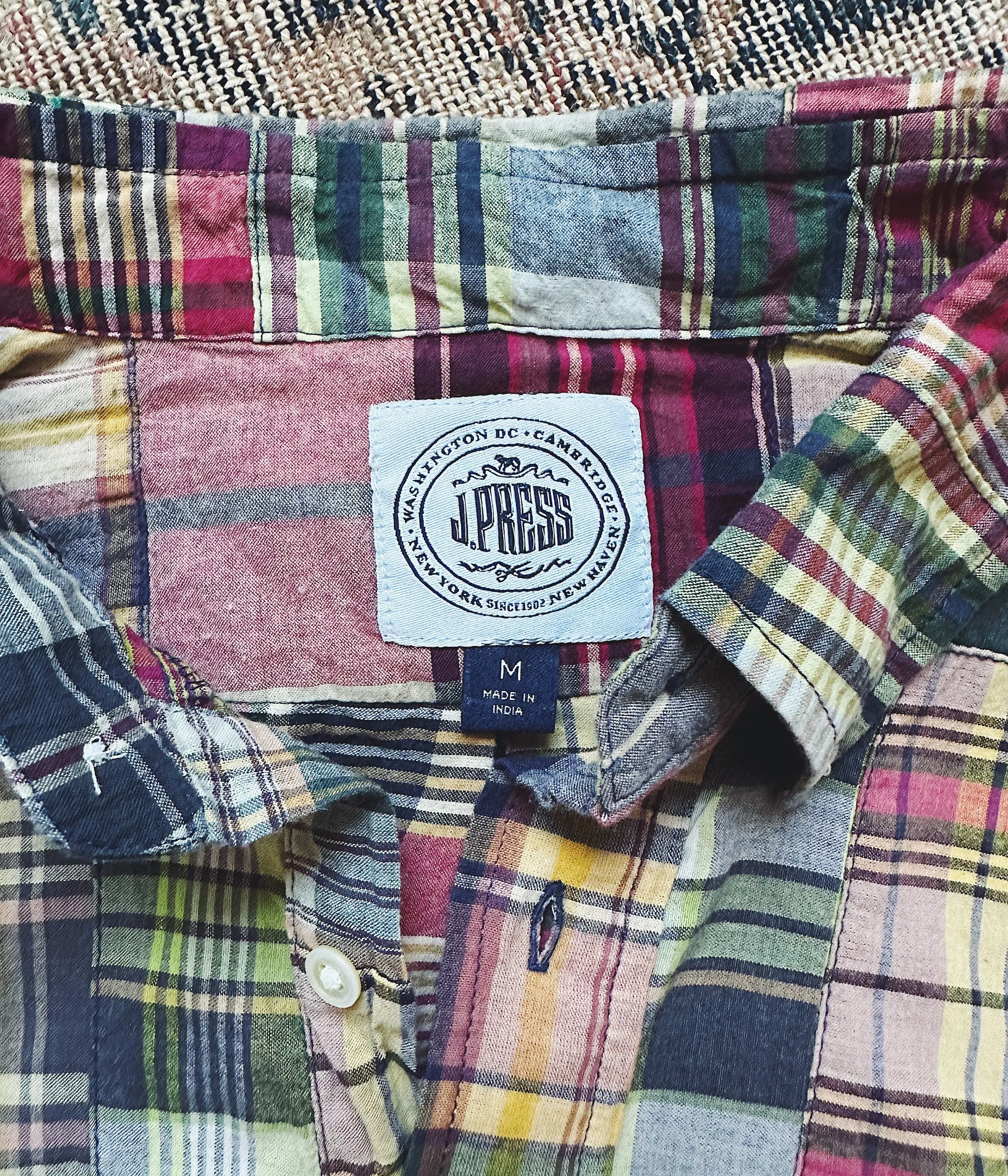 J. Press Madras Popover Shirt