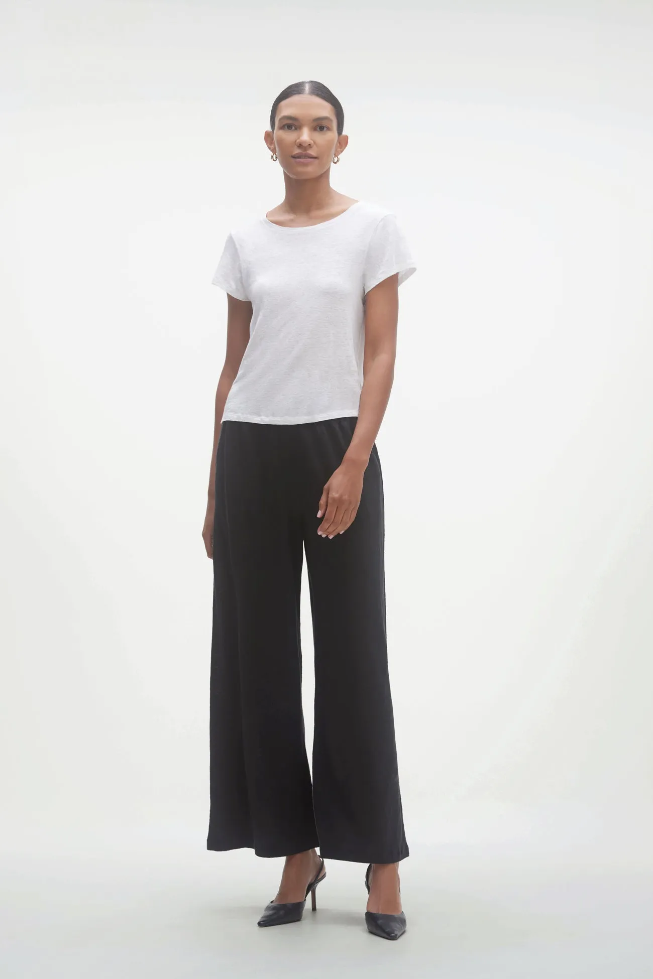 JAYNE LINEN CREW NECK