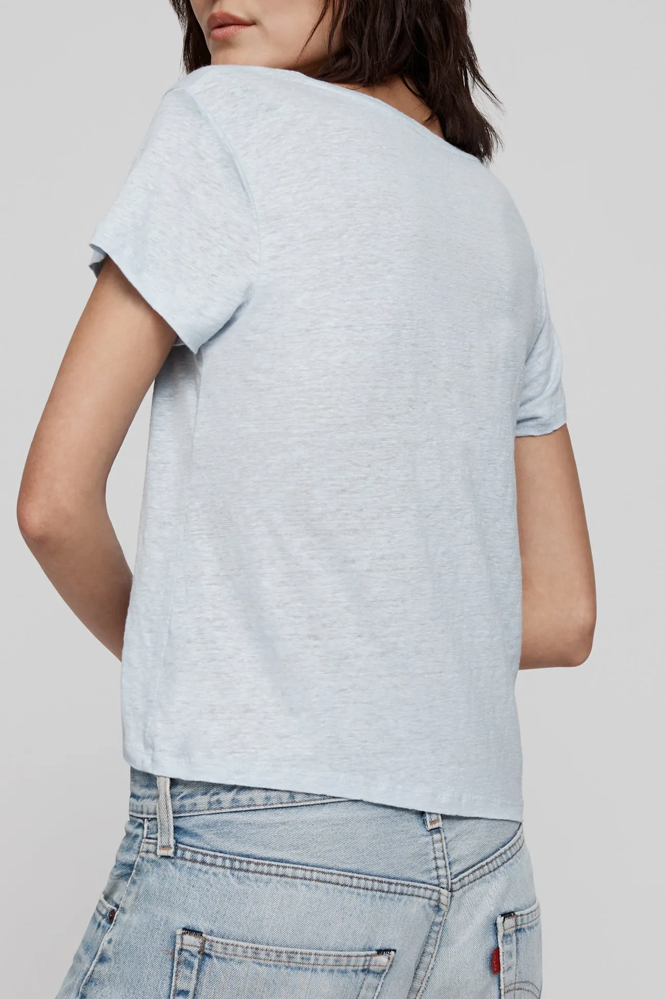 JAYNE LINEN CREW NECK