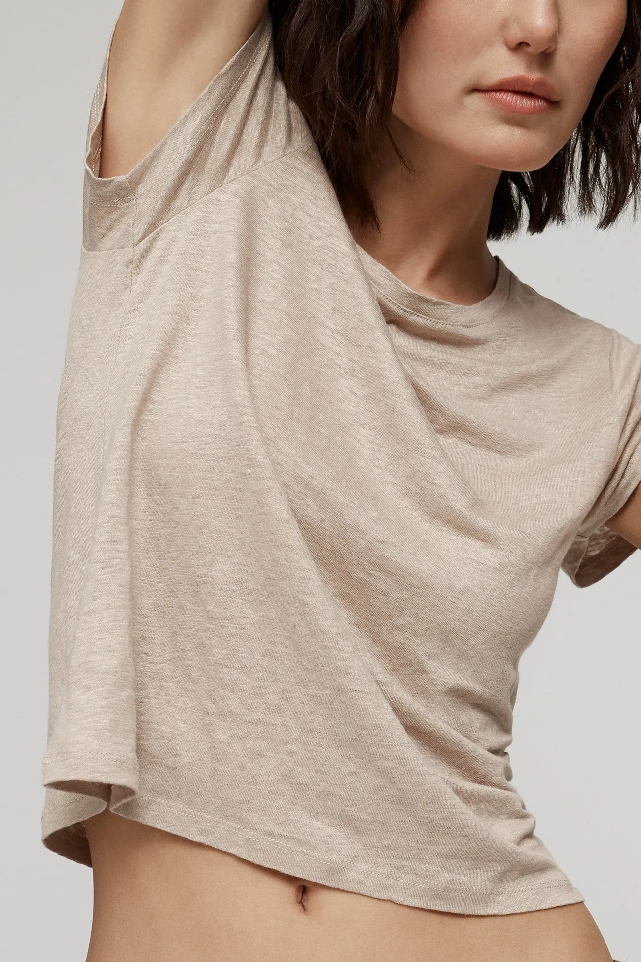 JAYNE LINEN CREW NECK