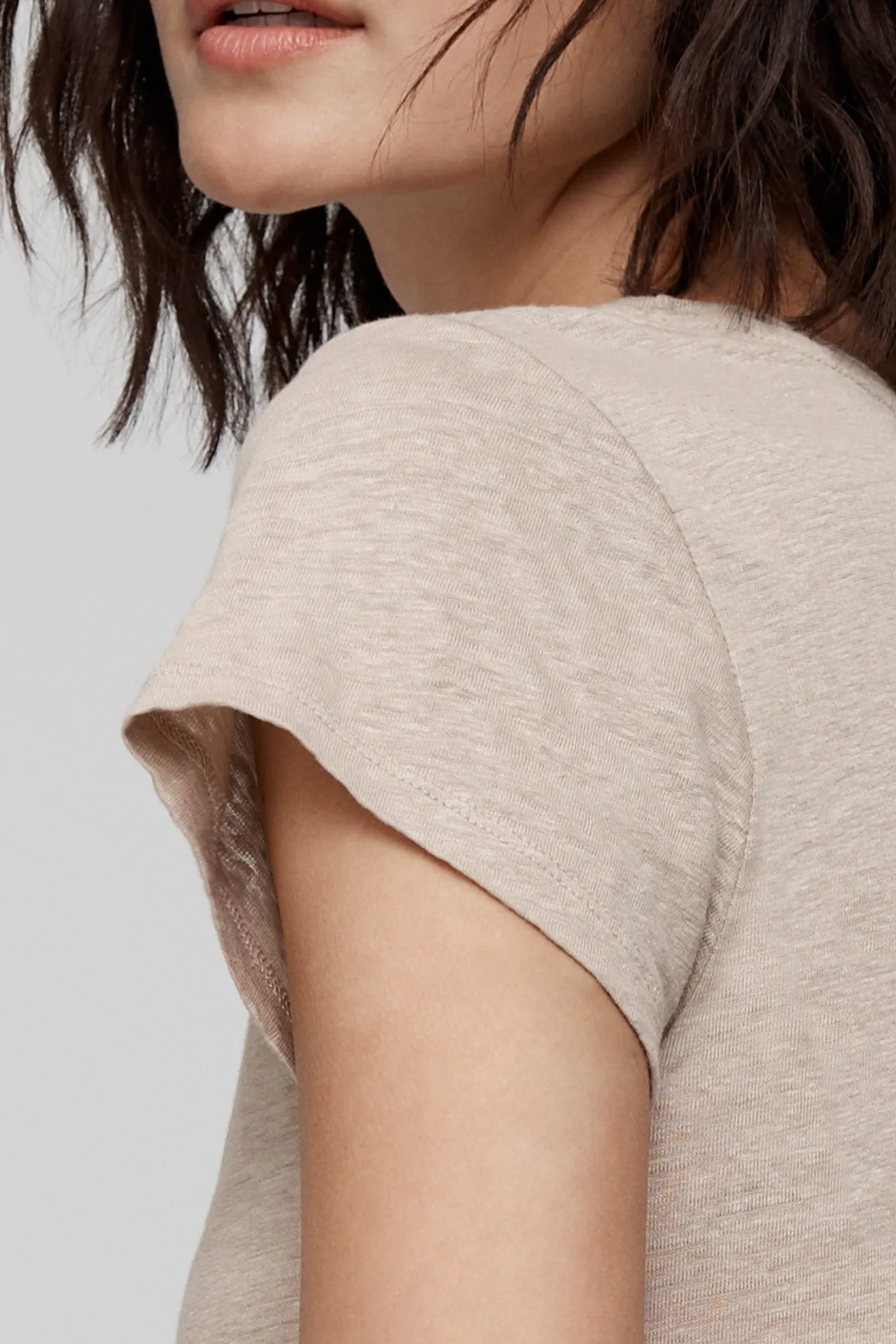 JAYNE LINEN CREW NECK