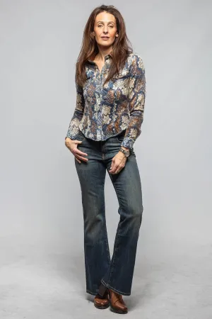 Jessy Cashmere Silk Shirt In Blue