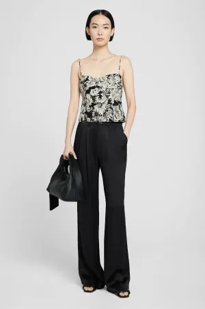 Keiran Top - black floral