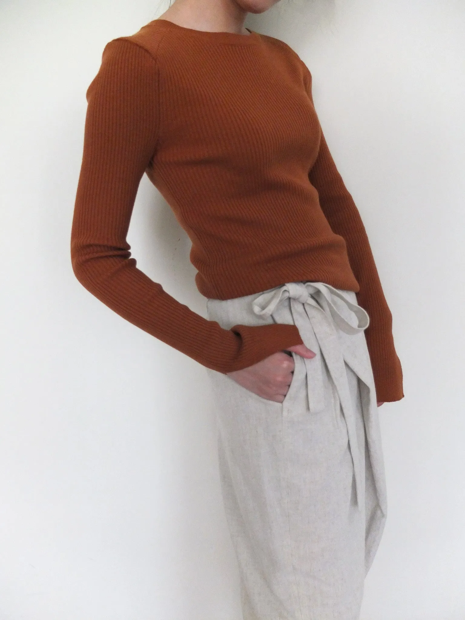 leni wrap trousers-sold out