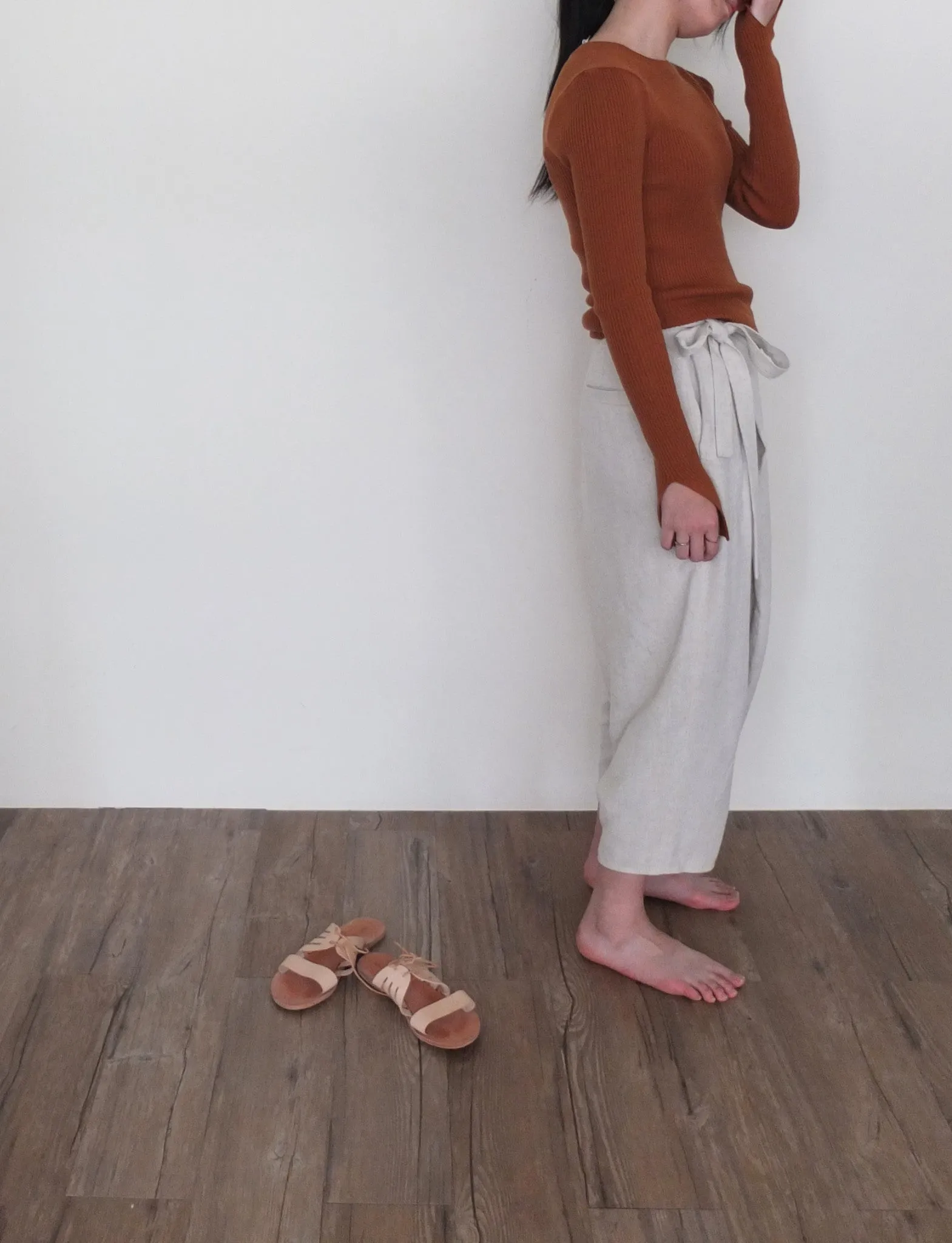 leni wrap trousers-sold out
