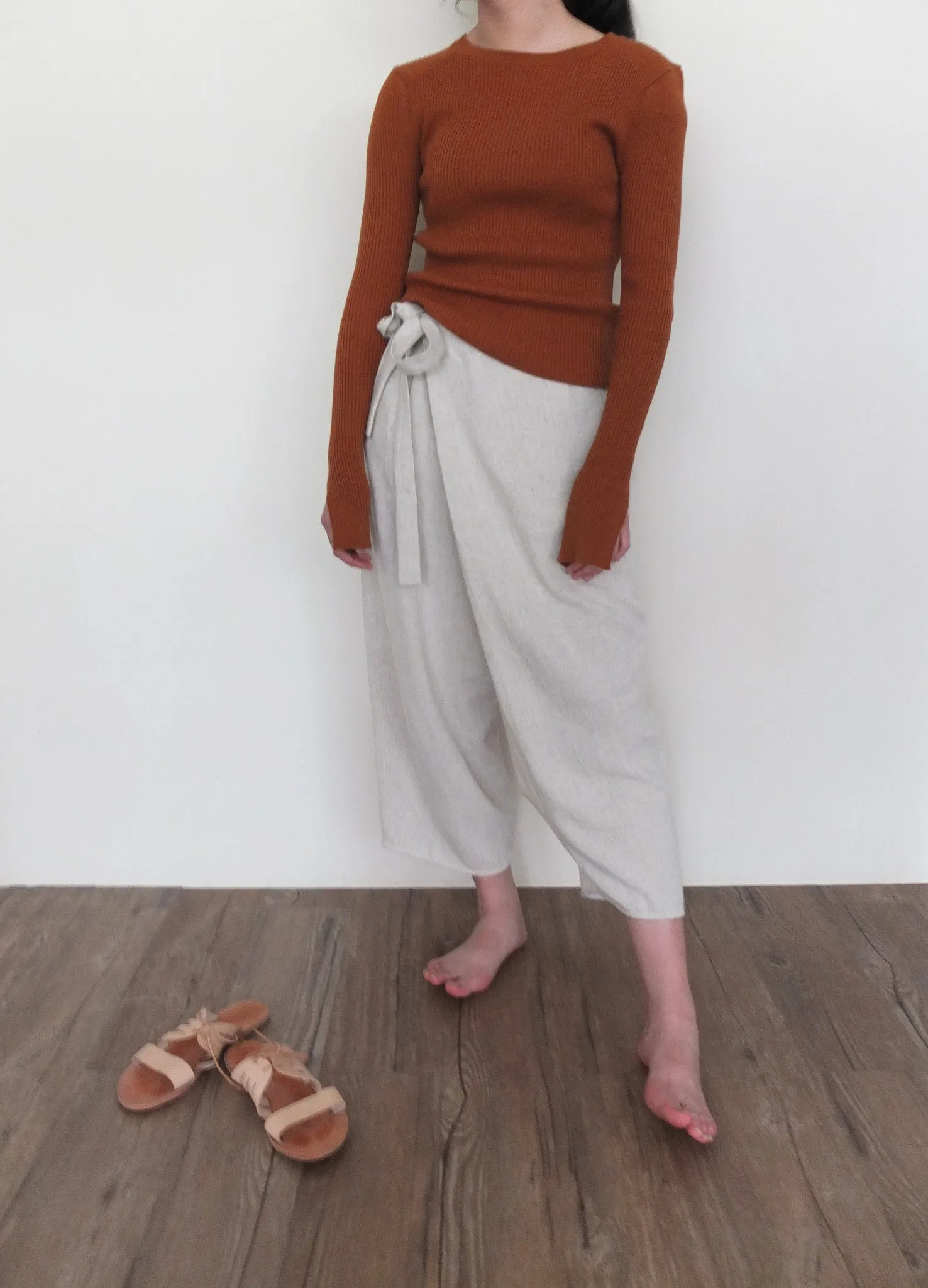 leni wrap trousers-sold out