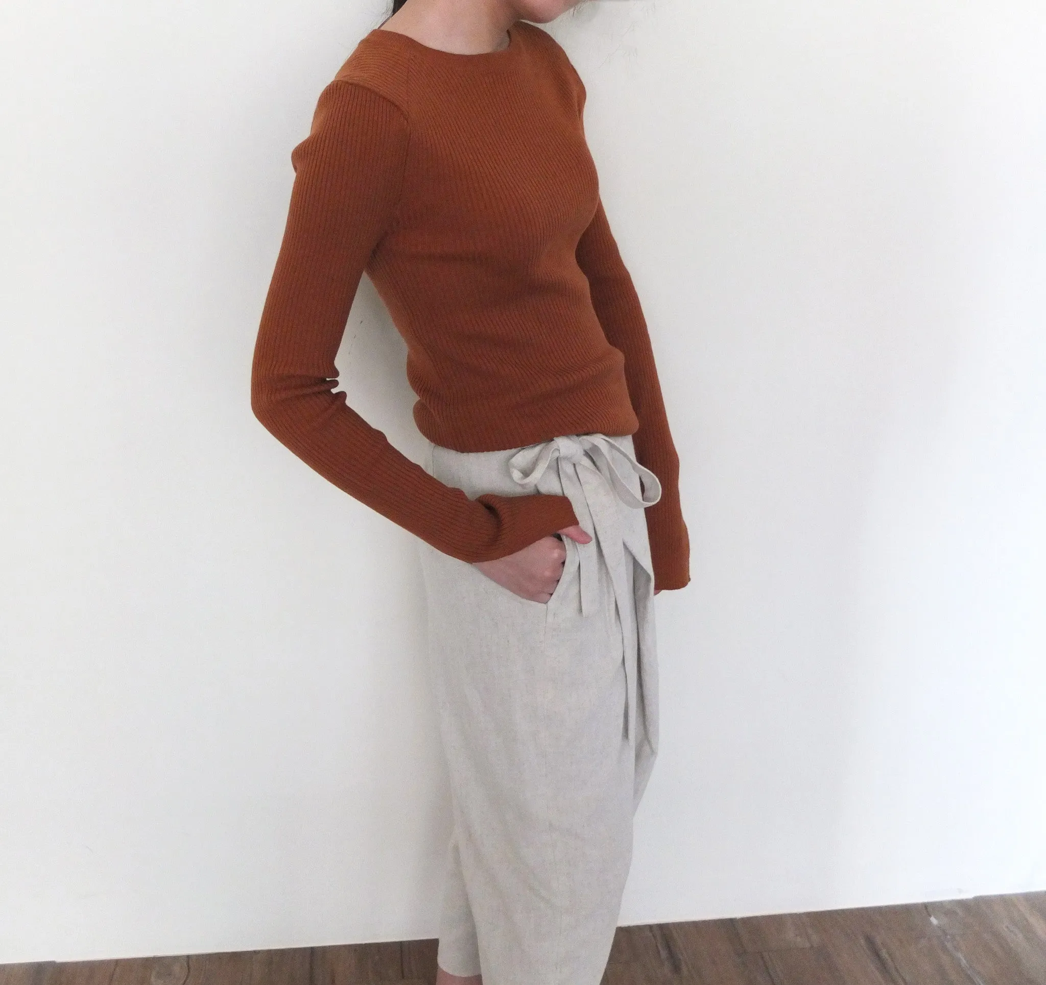 leni wrap trousers-sold out