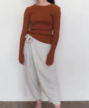 leni wrap trousers-sold out