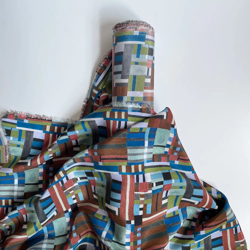 Liberty Fabrics Kensington Silk Crepe de Chine - Patchwork Canvas C