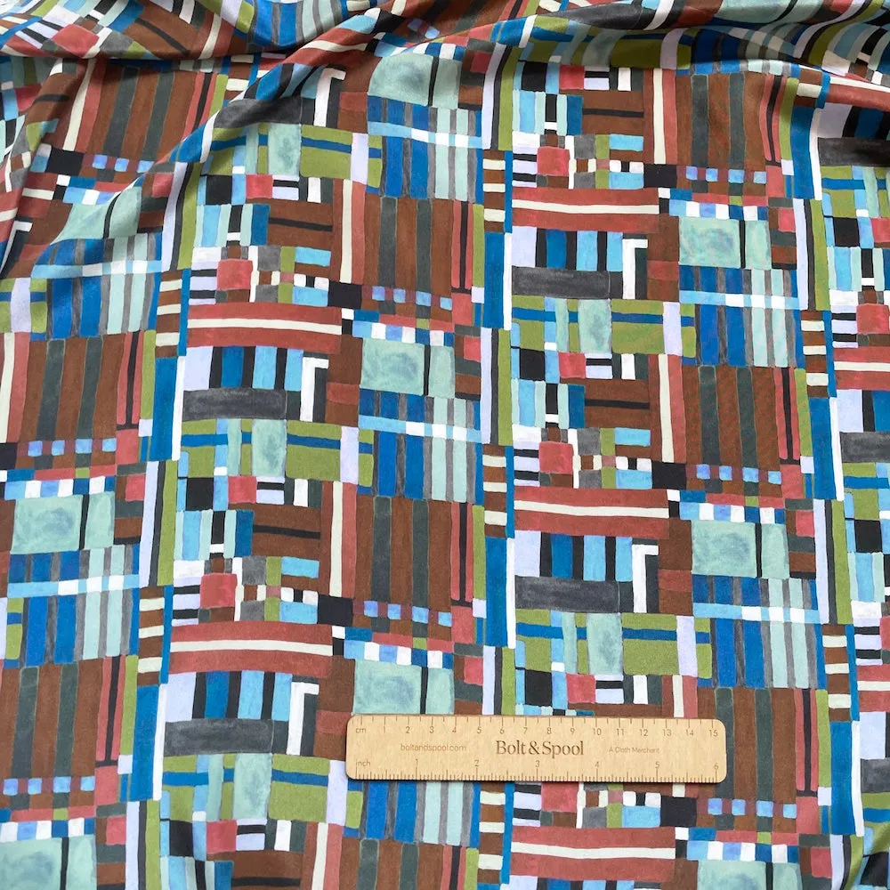 Liberty Fabrics Kensington Silk Crepe de Chine - Patchwork Canvas C