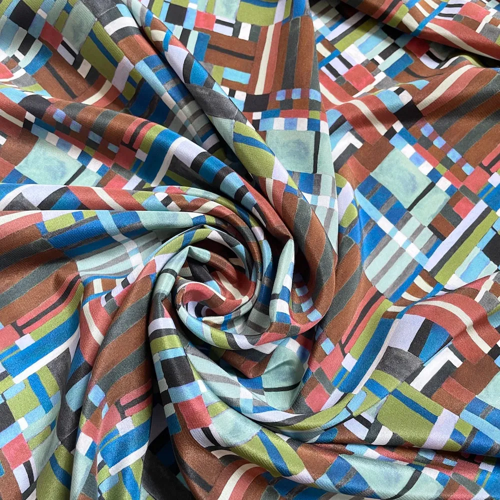 Liberty Fabrics Kensington Silk Crepe de Chine - Patchwork Canvas C