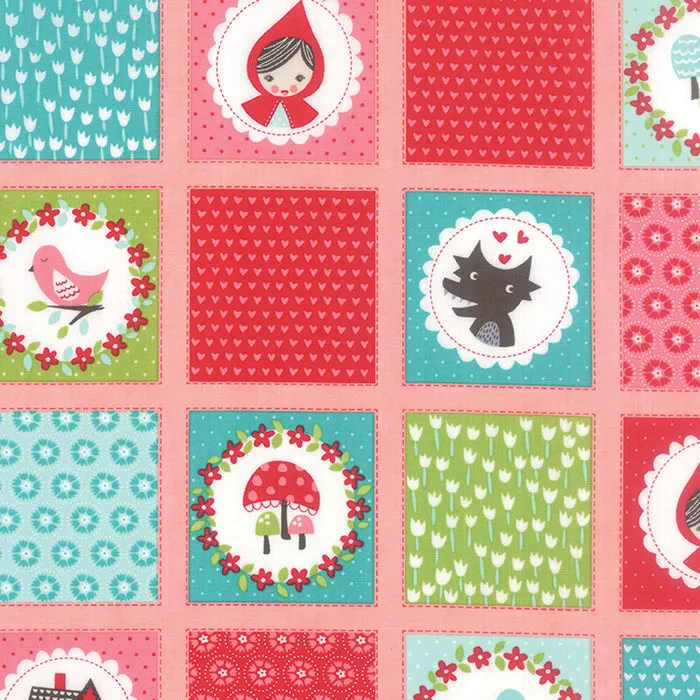 Lil Red Patchwork in Pink by Stacy Iset Hsu for Moda Fabrics