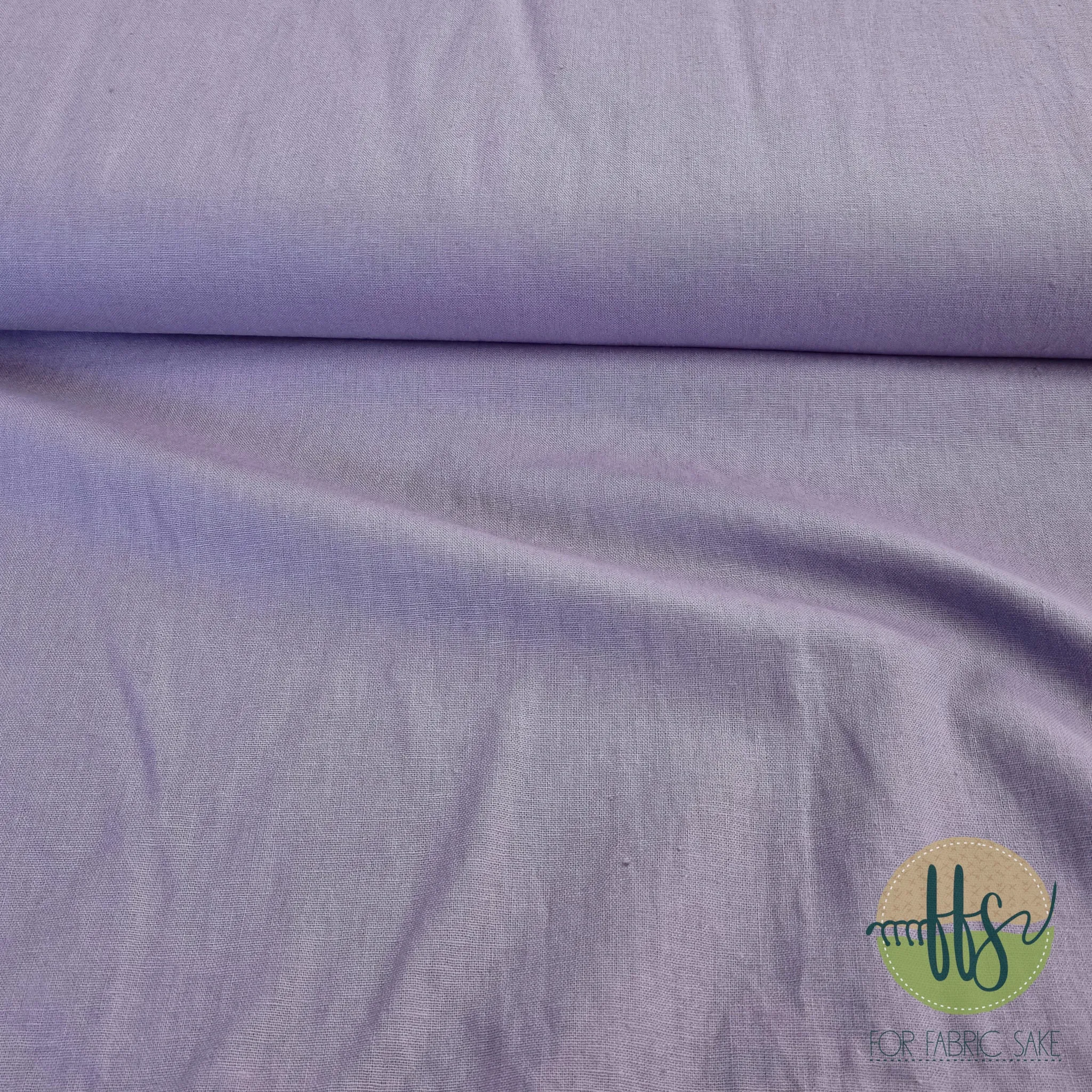 Lilac- Cotton/Linen Mix