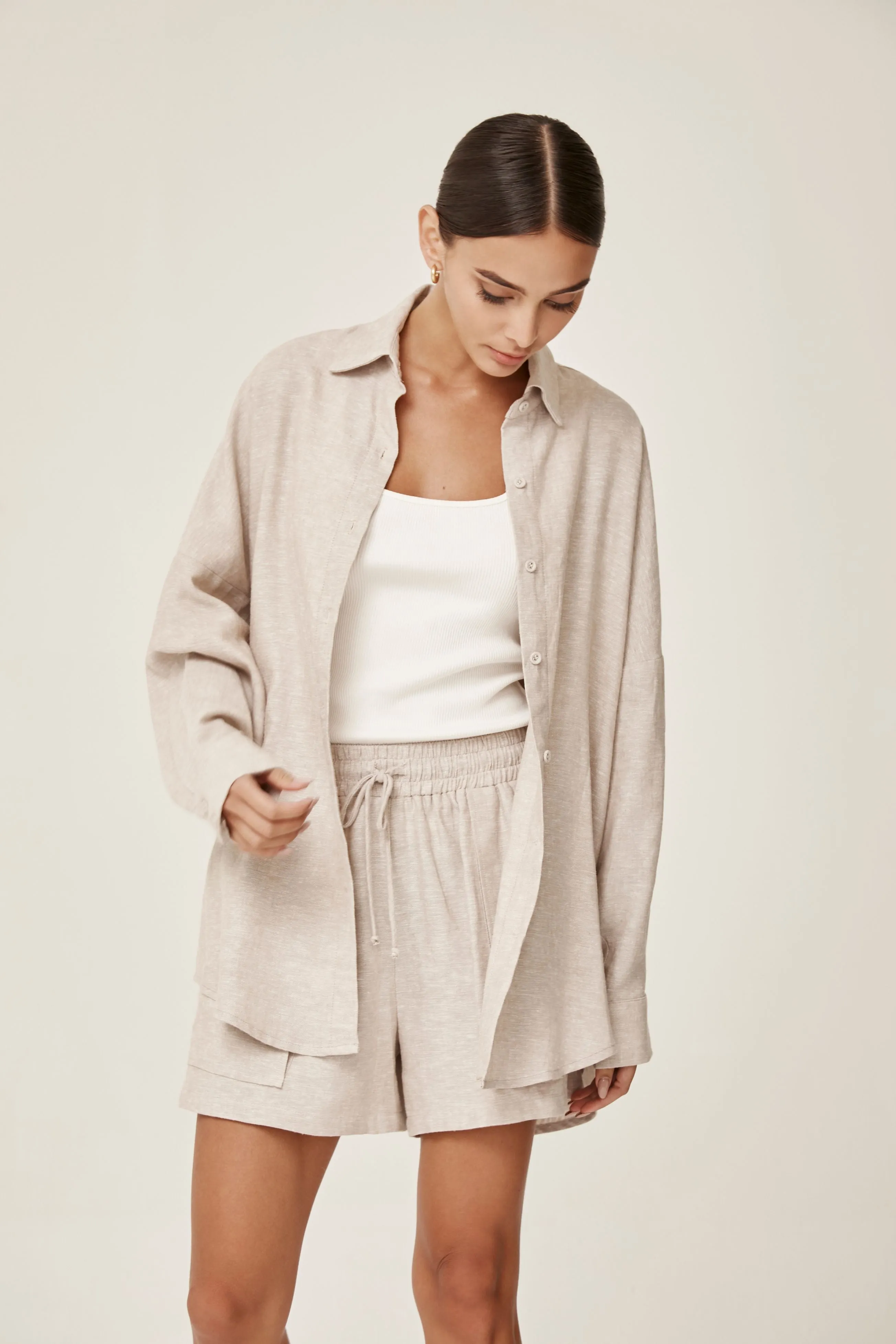 Linen Utility Short