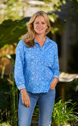 Luella Womens Azores shirt - Blue