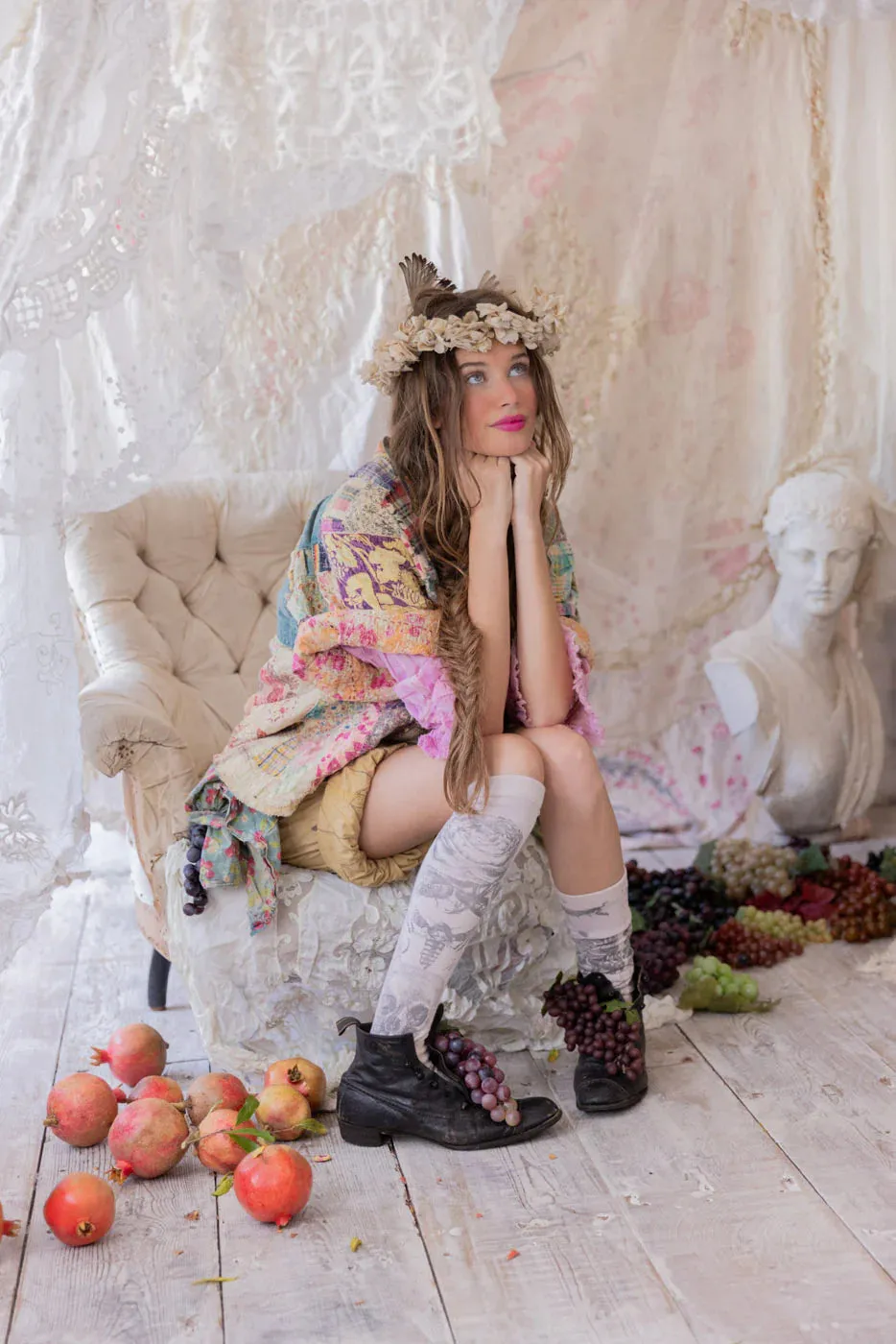 Magnolia Pearl Patchwork Decker Kimono