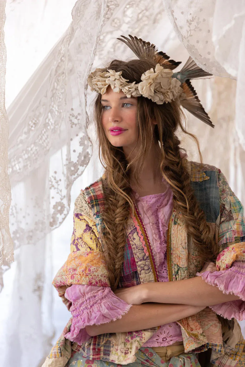 Magnolia Pearl Patchwork Decker Kimono