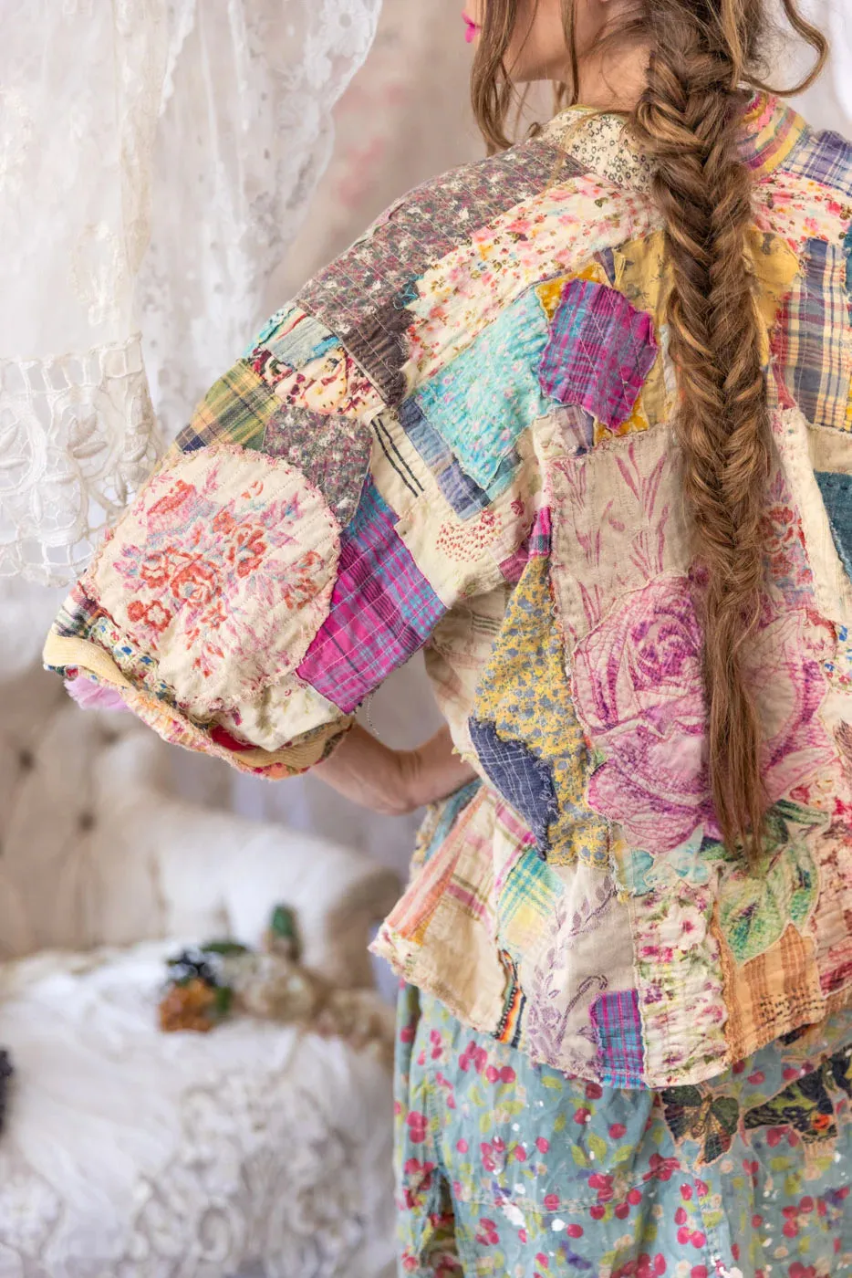 Magnolia Pearl Patchwork Decker Kimono