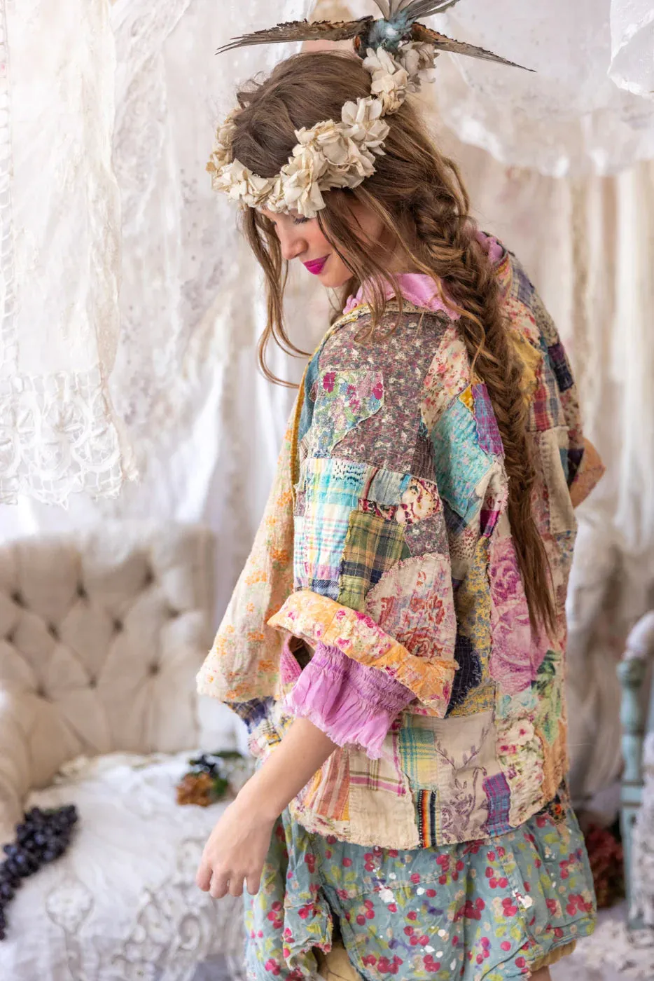 Magnolia Pearl Patchwork Decker Kimono