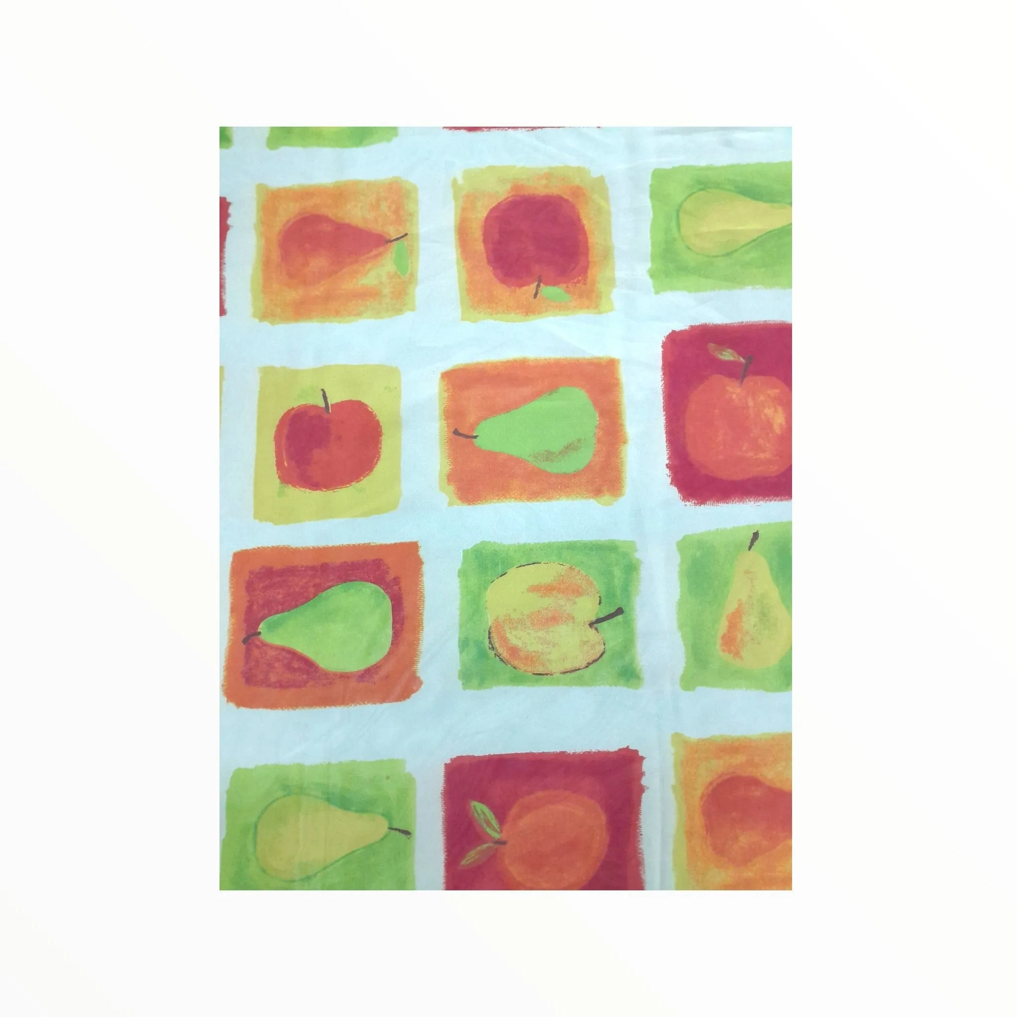 Maison Special Clearance Fruits Print Voile 140 cm