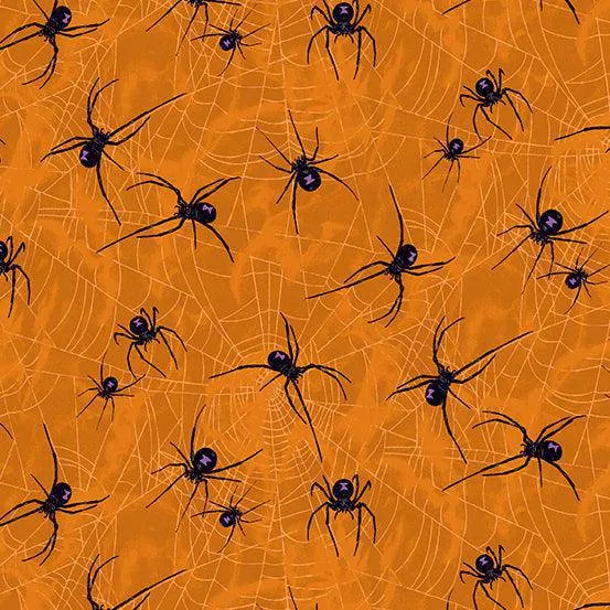 Makower - Mystery Manor - Fat Quarter Pack - Pumpkin (3)