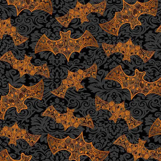 Makower - Mystery Manor - Fat Quarter Pack - Pumpkin (3)