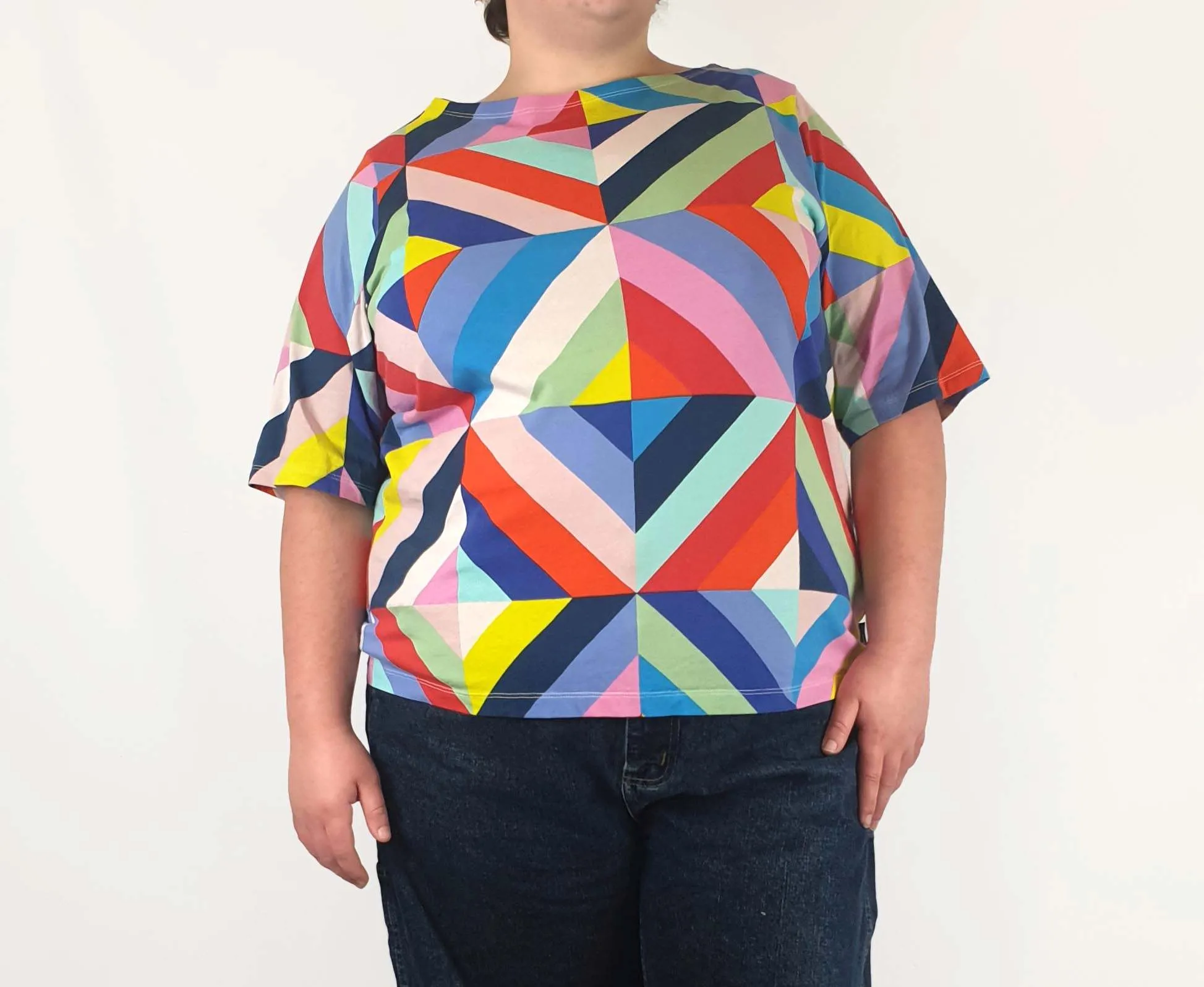 Marimekko   Uniqlo colourful striped tee shirt size XXL (teeny tiny mark)
