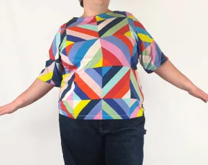 Marimekko   Uniqlo colourful striped tee shirt size XXL (teeny tiny mark)