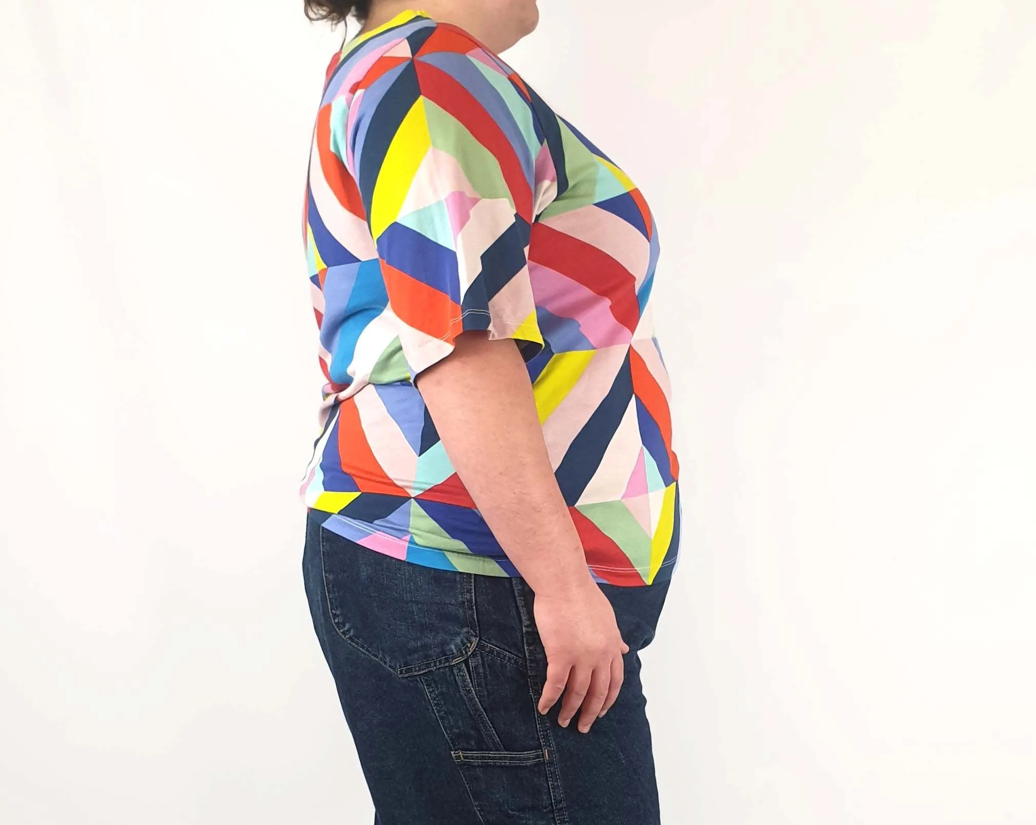 Marimekko   Uniqlo colourful striped tee shirt size XXL (teeny tiny mark)