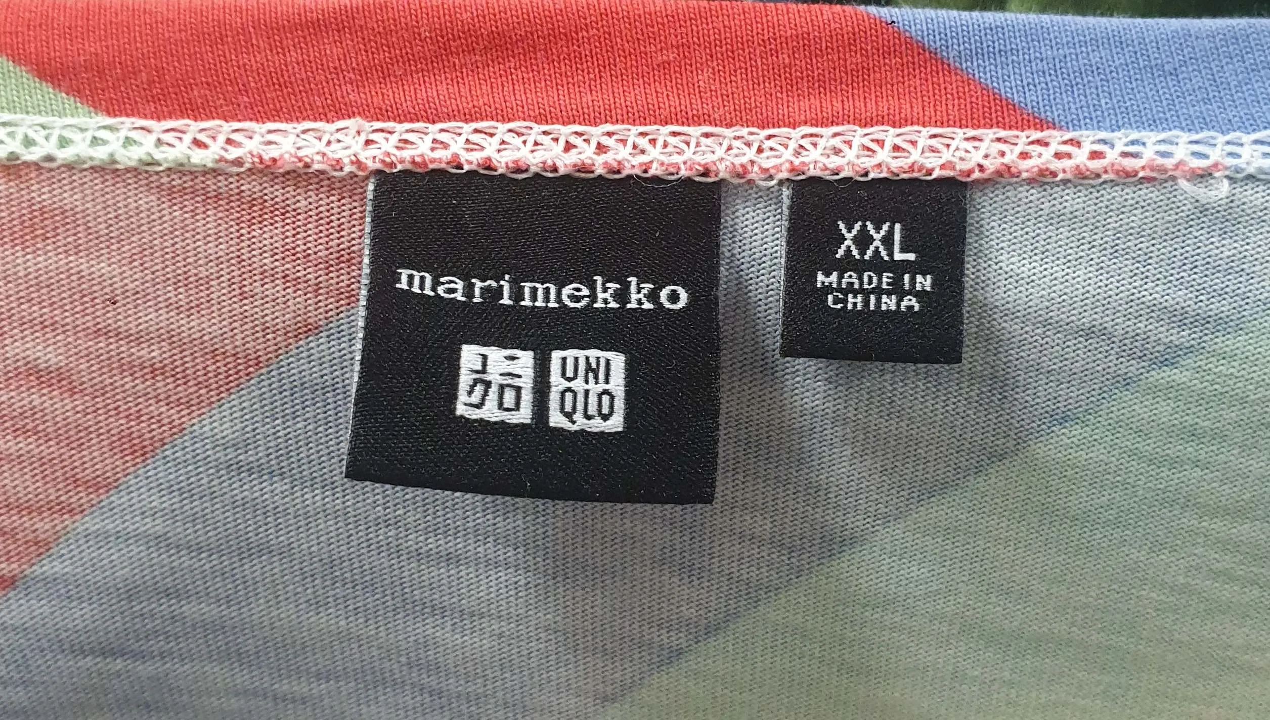 Marimekko   Uniqlo colourful striped tee shirt size XXL (teeny tiny mark)