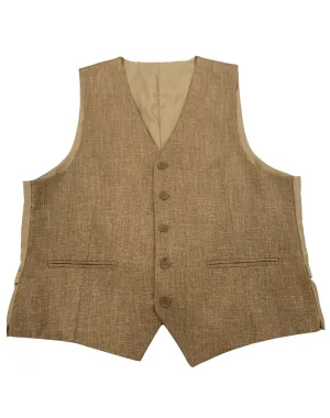 Mazari Textured Performance Stretch Vest - Mustard