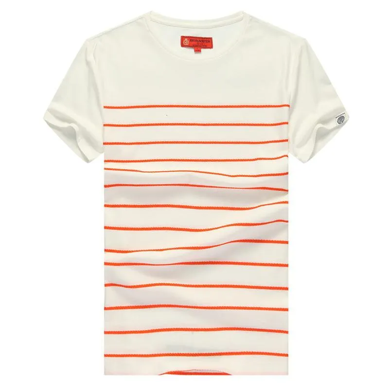 Men's Striped Tee In Multi Design And Color Options