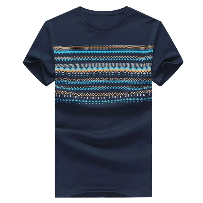 Men's Striped Tee In Multi Design And Color Options