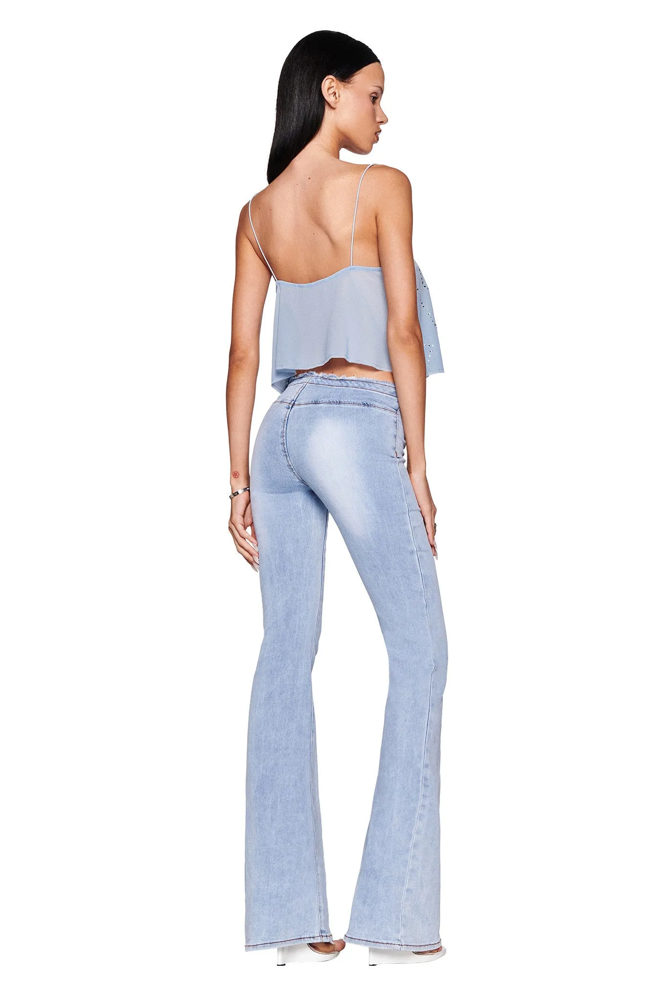 MINA TOP - BLUE : BABY BLUE
