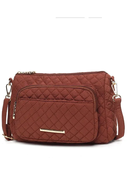 MKF Collection Rosalie Solid Quilted Shoulder Bag