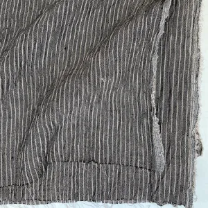 Mocha Stripes - Linen - 1/2 metre