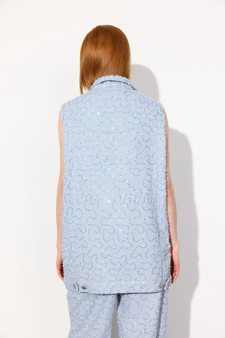 Molly Vest - Blue