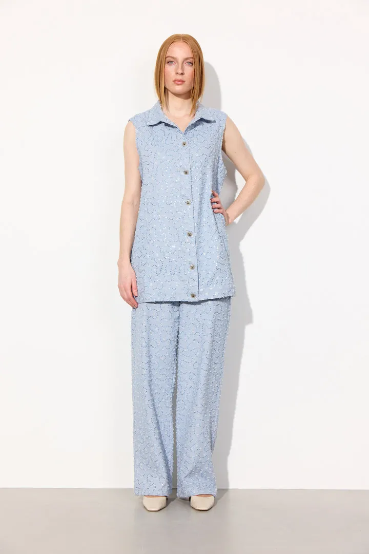 Molly Vest - Blue